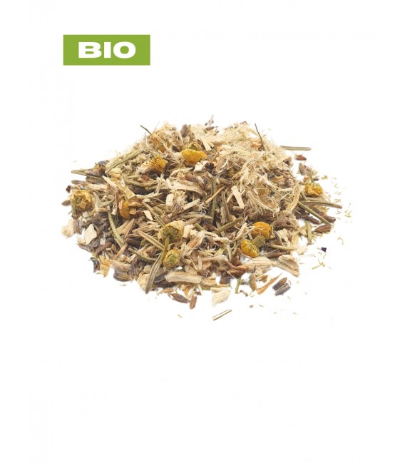 Tisane transit N°4 BIO constipation et stress, plantes en vrac