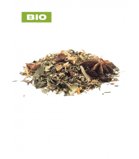 Tisane respiration N°2 BIO état grippal, plantes en vrac