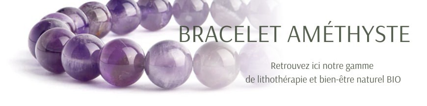 Bracelet améthyste