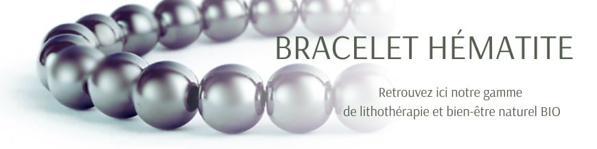 Bracelet hématite