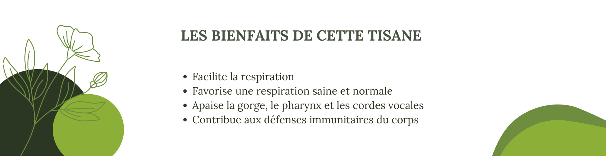 Les bienfaits de la tisane respiration N°2 maux de l'hiver